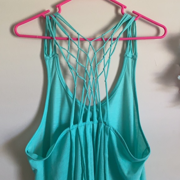 Teal tank top - Picture 2 of 2